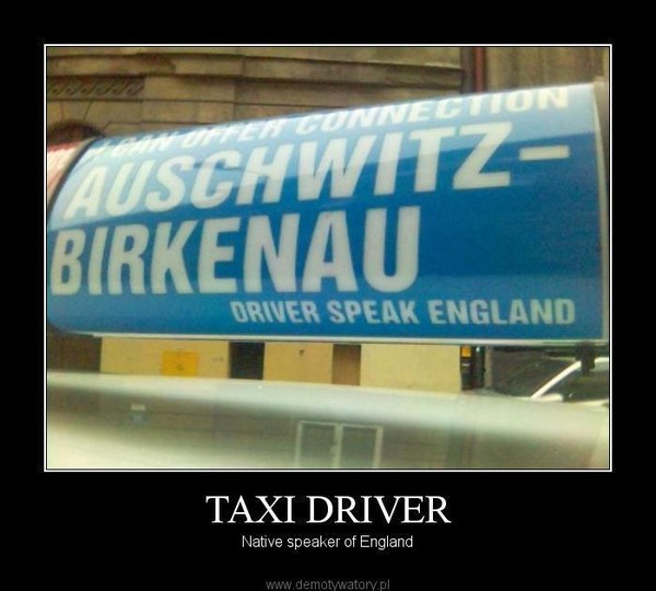 TAXI DRIVER – Native speaker of England 
