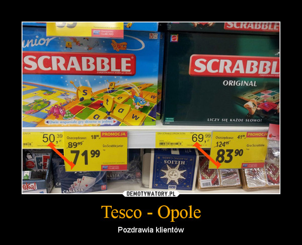 Tesco - Opole – Pozdrawia klientów 