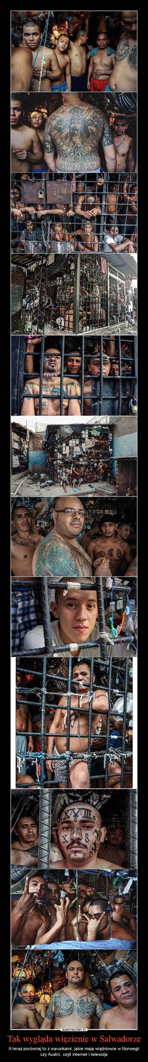 Tak wygląda więzienie w Salwadorze