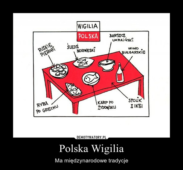 Polska Wigilia – Ma międzynarodowe tradycje 