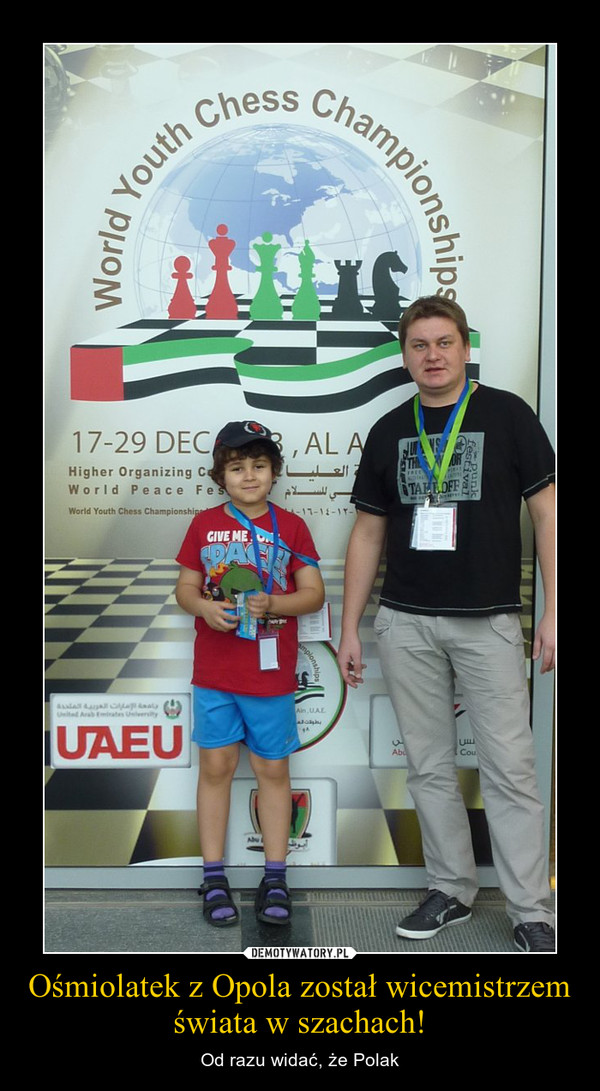 Ośmiolatek z Opola został wicemistrzem świata w szachach! – Od razu widać, że Polak 