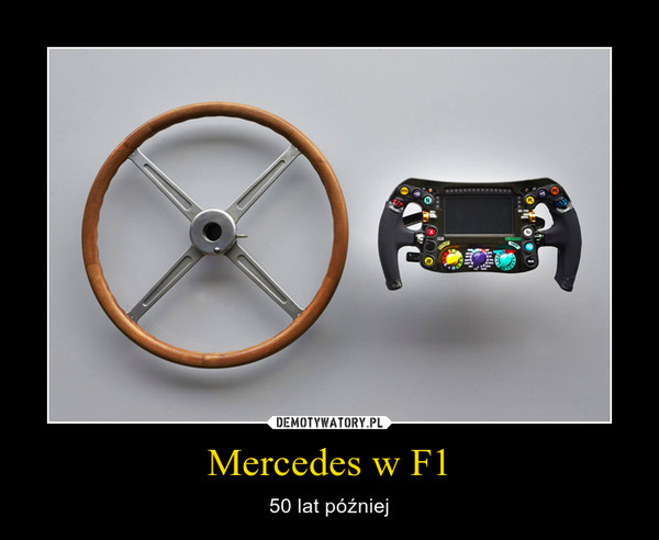 Mercedes w F1 – 50 lat później 