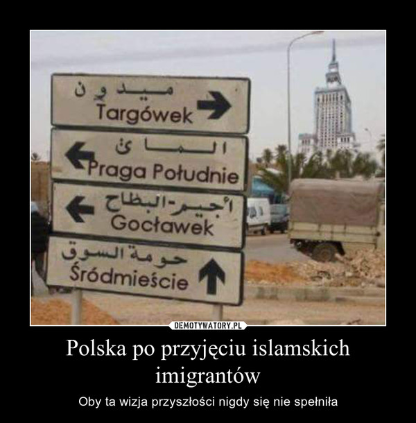 Polska po przyjęciu islamskich imigrantów – Oby ta wizja przyszłości nigdy się nie spełniła 