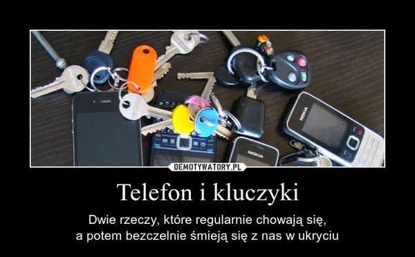 Telefon i kluczyki