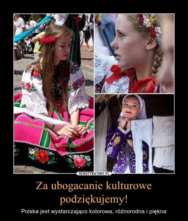 Za ubogacanie kulturowe podziękujemy! – Polska jest wystarczająco kolorowa, różnorodna i piękna 