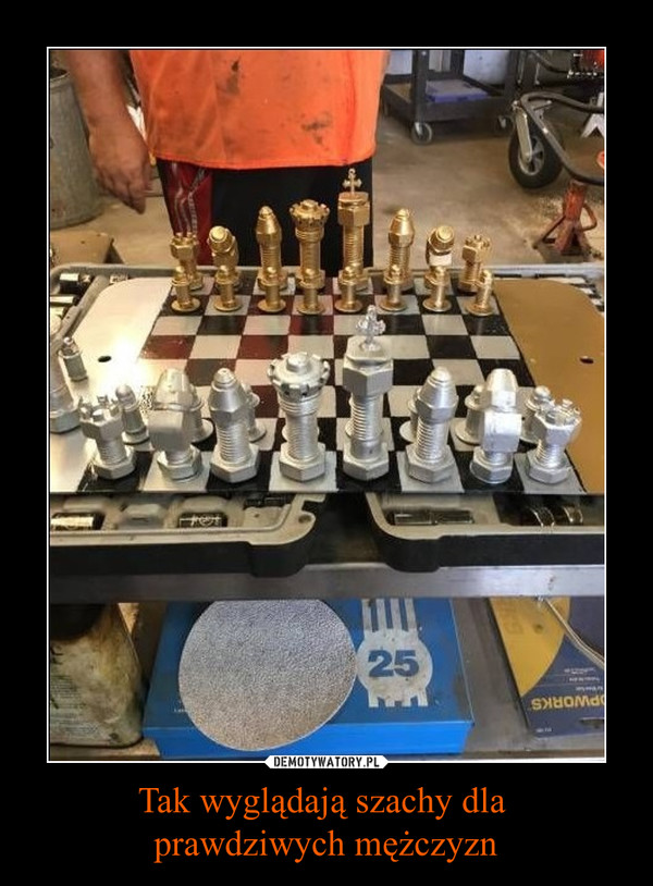 Tak wyglądają szachy dla prawdziwych mężczyzn –  