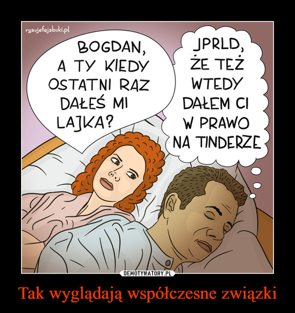 Tak wyglądają współczesne związki –  