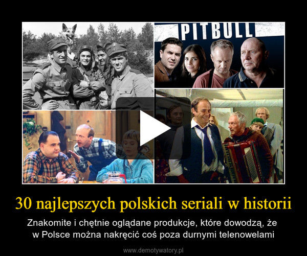 30 najlepszych polskich seriali w historii