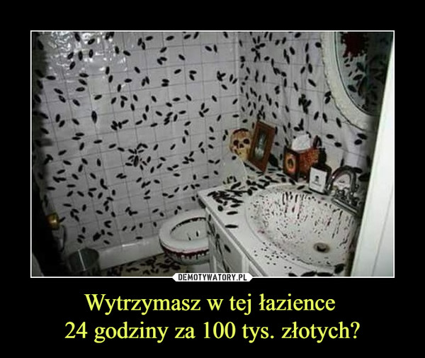 Wytrzymasz w tej łazience 24 godziny za 100 tys. złotych? –  