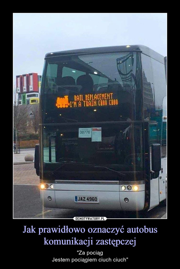 Jak prawidłowo oznaczyć autobus komunikacji zastępczej