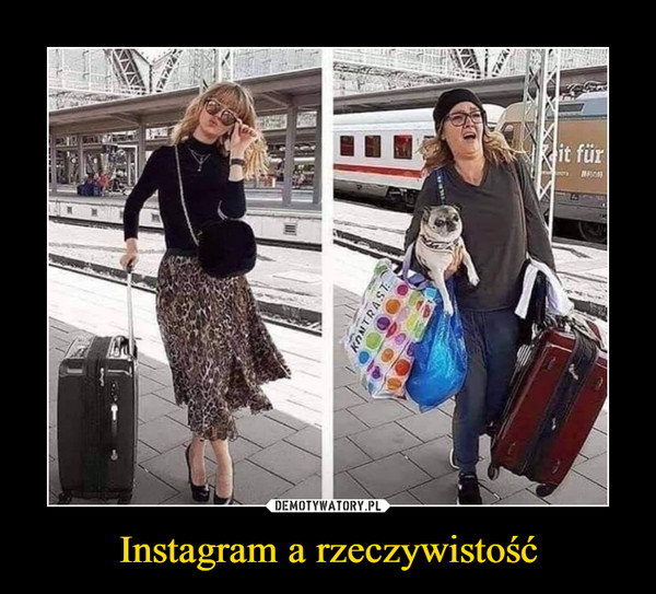 Instagram a rzeczywistość –  