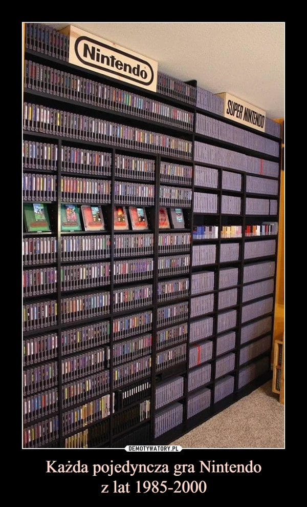 Każda pojedyncza gra Nintendoz lat 1985-2000 –  