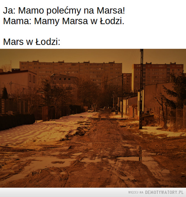 Mars w Łodzi