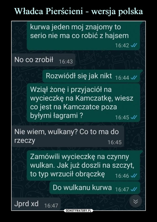 Władca Pierścieni - wersja polska