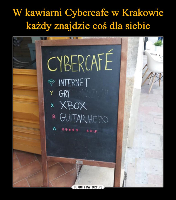 W kawiarni Cybercafe w Krakowie każdy znajdzie coś dla siebie