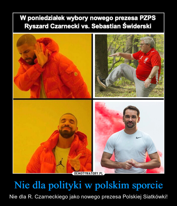 Nie dla polityki w polskim sporcie