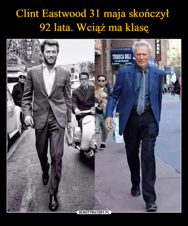 Clint Eastwood 31 maja skończył 
92 lata. Wciąż ma klasę