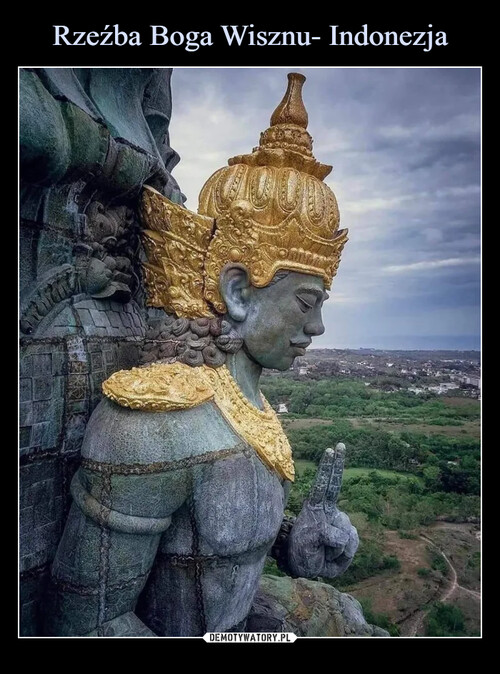Rzeźba Boga Wisznu- Indonezja