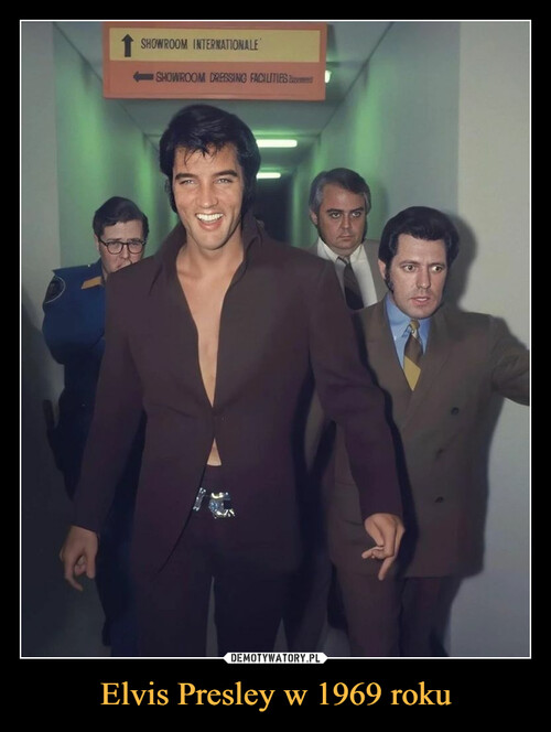 Elvis Presley w 1969 roku