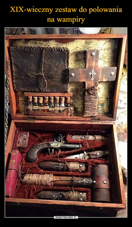 XIX-wieczny zestaw do polowania na wampiry