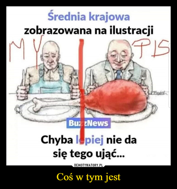 Coś w tym jest –  Średnia krajowazobrazowana na ilustracjiM15Buz NewsChyba lepiej nie dasię tego ująć... www.wiocha.pl