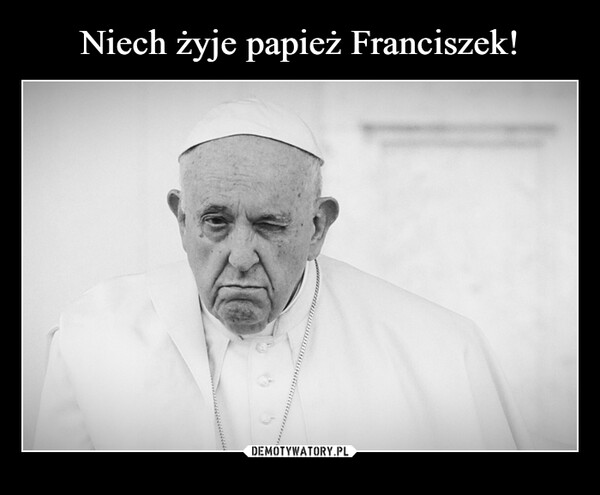 Niech żyje papież Franciszek!